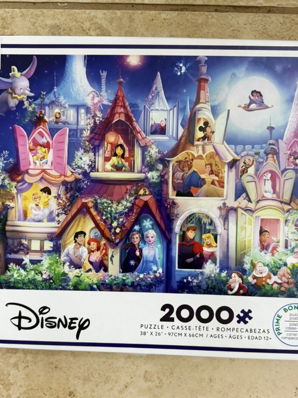 2000 Piece Puzzle Disney Princess Castle Ceaco